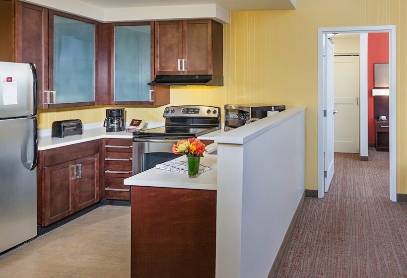 带2个卧室的套房, Residence Inn By Marriott Omaha Downtown Old Market Area