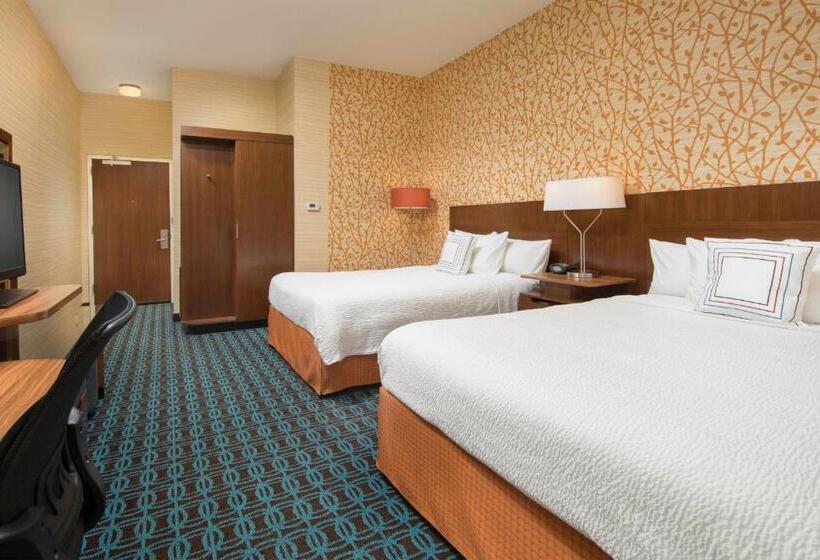 适合残疾人士使用的带超级大床的标准间, Fairfield By Marriott Inn & Suites Knoxville Turkey Creek