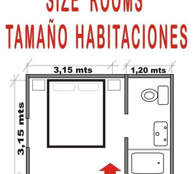 اتاق استاندارد چهار تخته, Ancud Petit Hostal