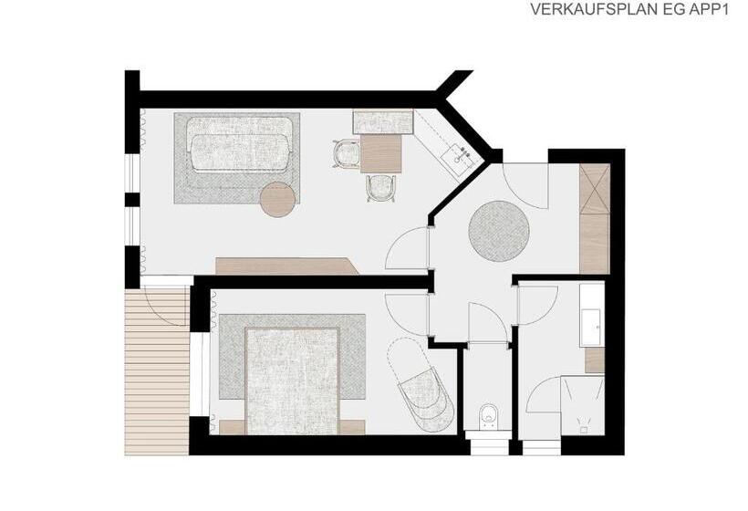 豪华套房, Posthotel Lechtal