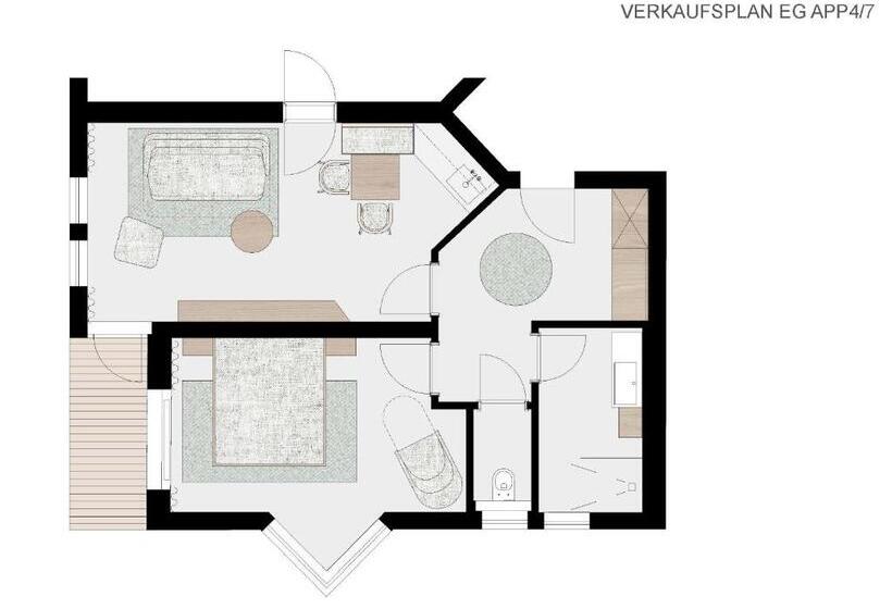 豪华套房, Posthotel Lechtal