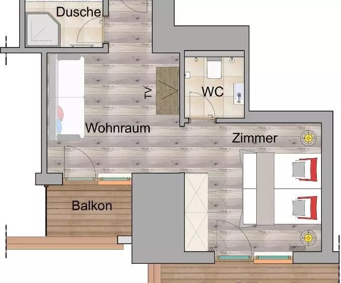 Comfort room with balcony, Sport Und Wellnesshotel Held 4 Sterne Superior