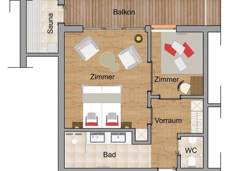 高级套房, Sport  Und Wellnesshotel Held 4 Sterne Superior