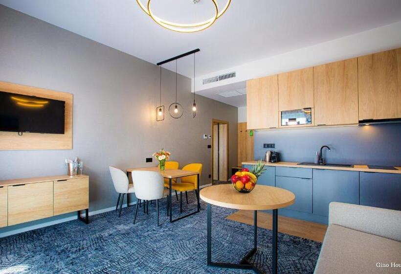 침실 1개 테라스 아파트, Bešeňová Gino Paradise Apartments With Aquapark