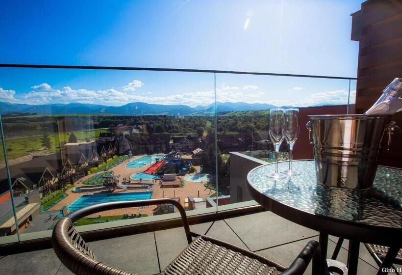 침실 1개 테라스 아파트, Bešeňová Gino Paradise Apartments With Aquapark