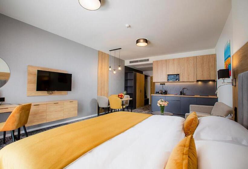 스탠다드 스튜디오 정원 전망, Bešeňová Gino Paradise Apartments With Aquapark