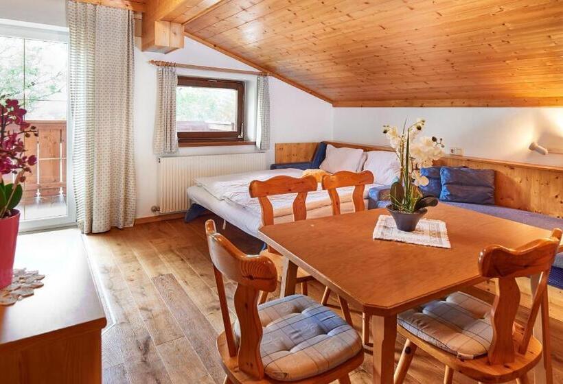 庭の見える1ベッドルームアパートメント, Haus Obermühle