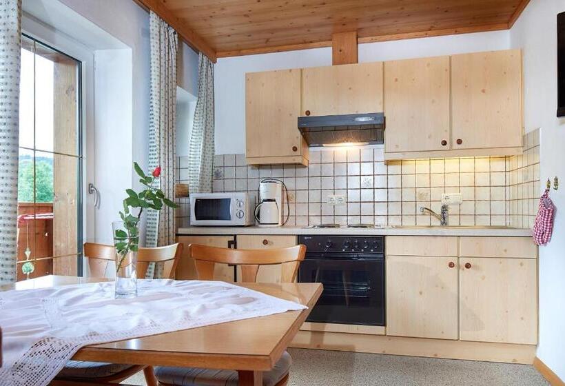 庭の見える1ベッドルームアパートメント, Haus Obermühle