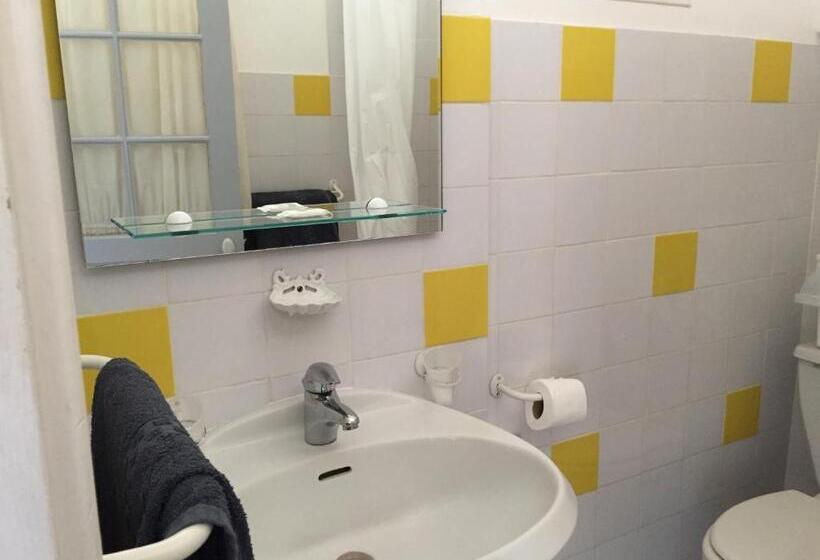 חדר סטנדרט נוף לים עם מרפסת, Hôtel Paradis