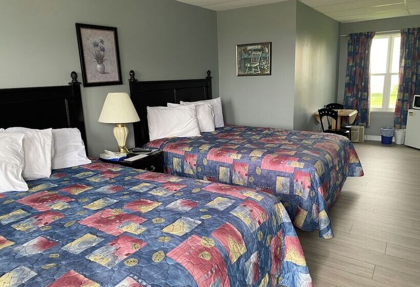 غرفه قياسيه سريرين مزدوجين, Motel Le Panorama