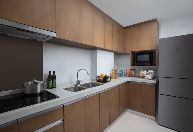 침실 1개 디럭스 아파트, Citadines New District Wuxi