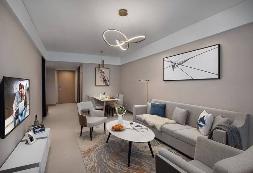 침실 2개 디럭스 아파트, Citadines New District Wuxi