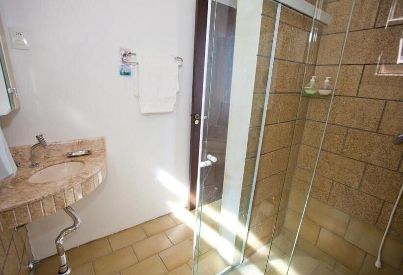 חדר לארבעה סטנדרטי עם מרפסת, Beach House Floripa