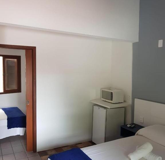 חדר לארבעה סטנדרטי עם מרפסת, Beach House Floripa