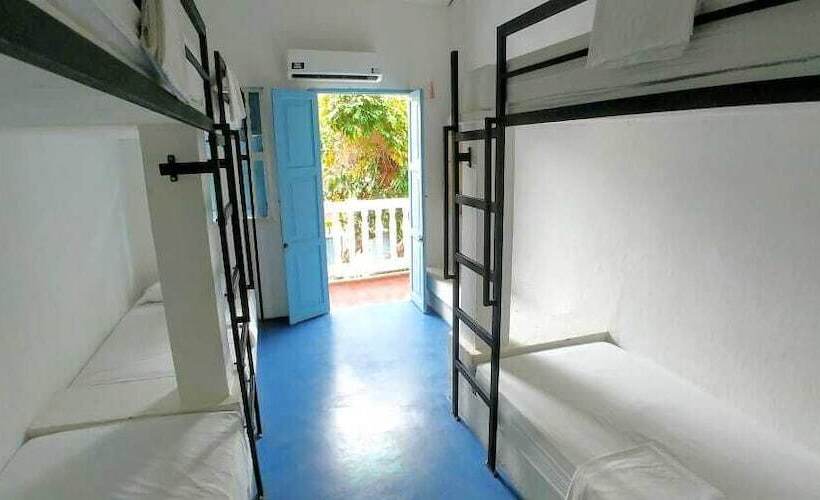 共用房间的床, Media Luna Hostel