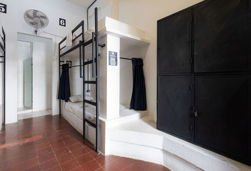 共用房间的床, Media Luna Hostel