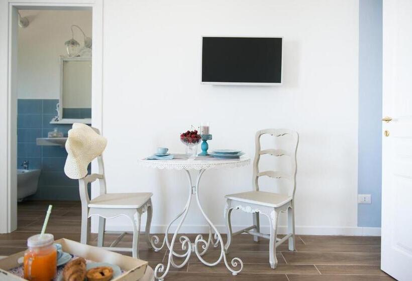 חדר דלוקס עם מרפסת נוף לים, Biancadamare