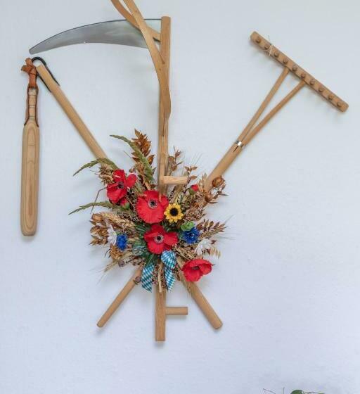 庭の見える1ベッドルームアパートメント, Bauernhof Katin