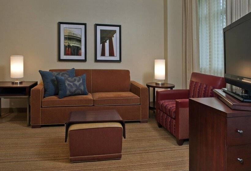 带双人床的标准工作室, Residence Inn Arlington Capital View