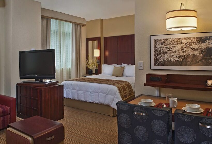 带双人床的标准工作室, Residence Inn Arlington Capital View