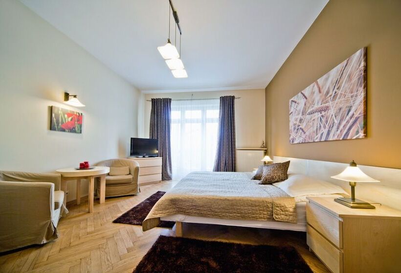 带1个卧室的豪华公寓, 4seasons﻿ Apartments Cracow