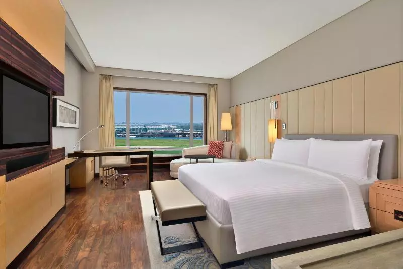 キングサイズベッドのエクゼクティブルーム, Jw Marriott Hotel New Delhi Aerocity