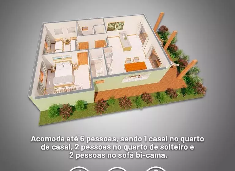 Apartamento 2 Quartos, Village Muta