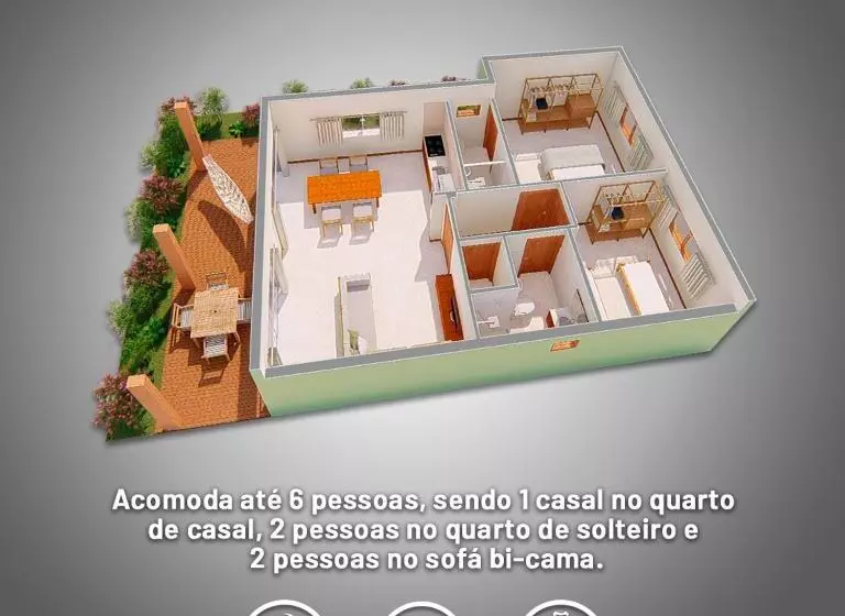 Apartamento 2 Quartos, Village Muta