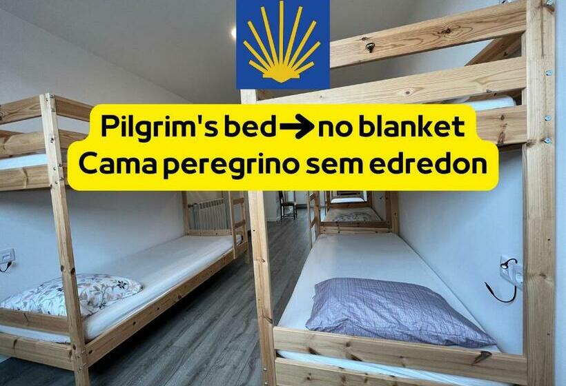 سرير فى غرفة مشتركه, Hostel Do Alto   Fão