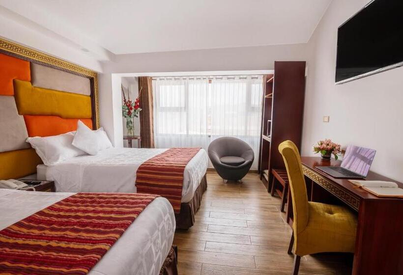 스탠다드 룸 더블 침대 2개, Hacienda Cusco Centro Historico