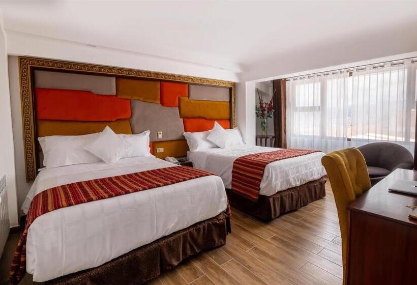２ダブルベッドのスタンダードルーム, Hacienda Cusco Centro Historico