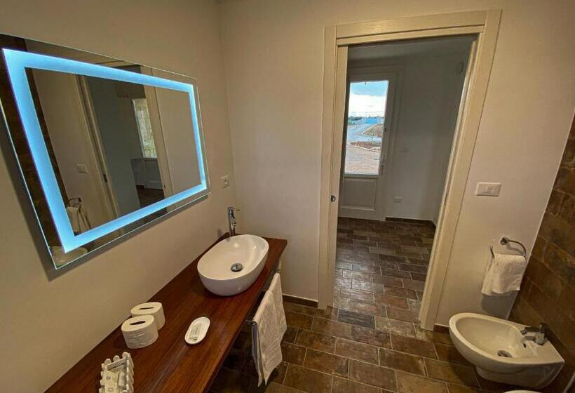 家庭房带园景, Podere Carafa