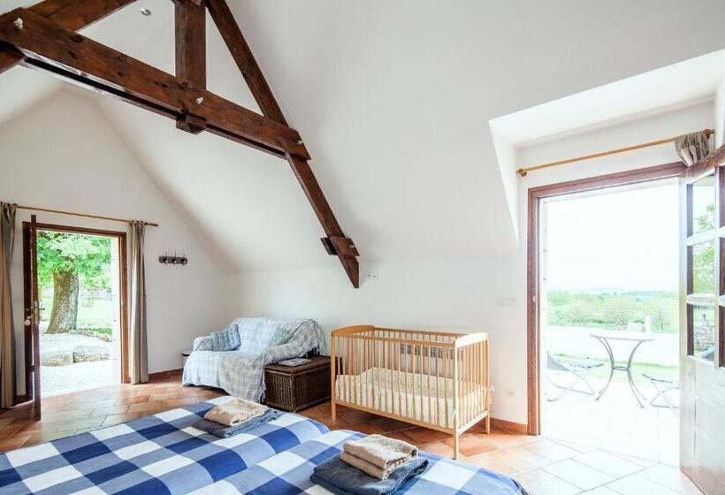 스탠다드 테라스 룸, Chambres Et Table D Hôtes La Panacée
