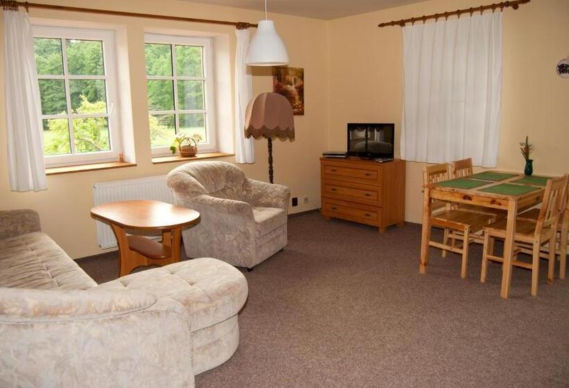 침실 1개 아파트, Penzion Javorský Mlýn