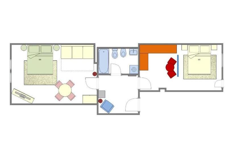 آپارتمان لوکس 1 خوابه, Garden Apartments
