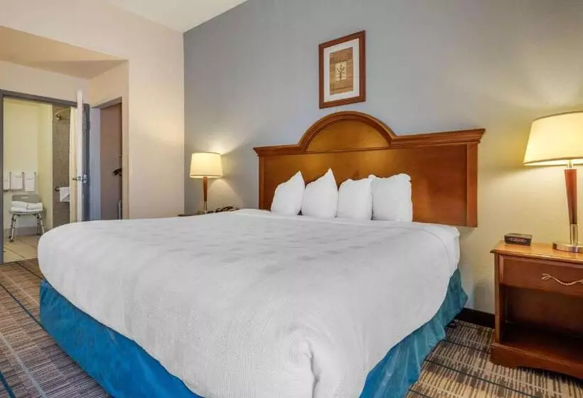 身障者適用キングサイズベッドルーム, Mainstay Suites Grantville   Hershey North