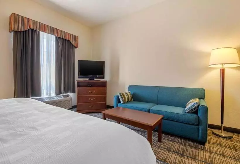 身障者適用キングサイズベッドルーム, Mainstay Suites Grantville   Hershey North