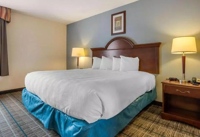 身障者適用キングサイズベッドルーム, Mainstay Suites Grantville   Hershey North