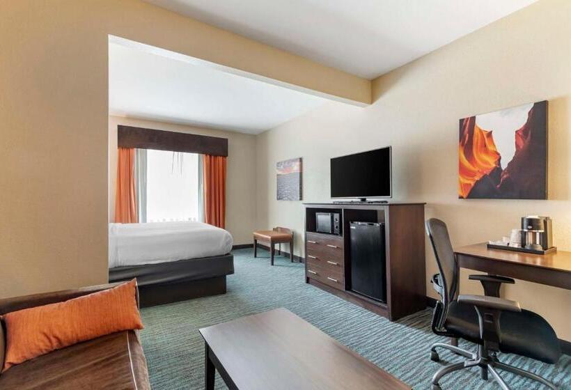 带大床的套房, Best Western Plus Longhorn Inn & Suites