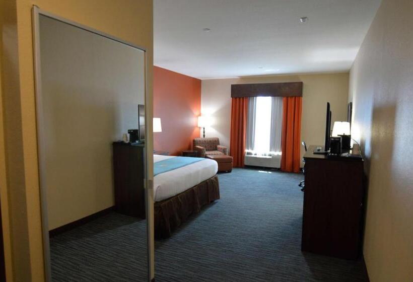 适合残疾人士使用的带超级大床的标准间, Best Western Plus Longhorn Inn & Suites