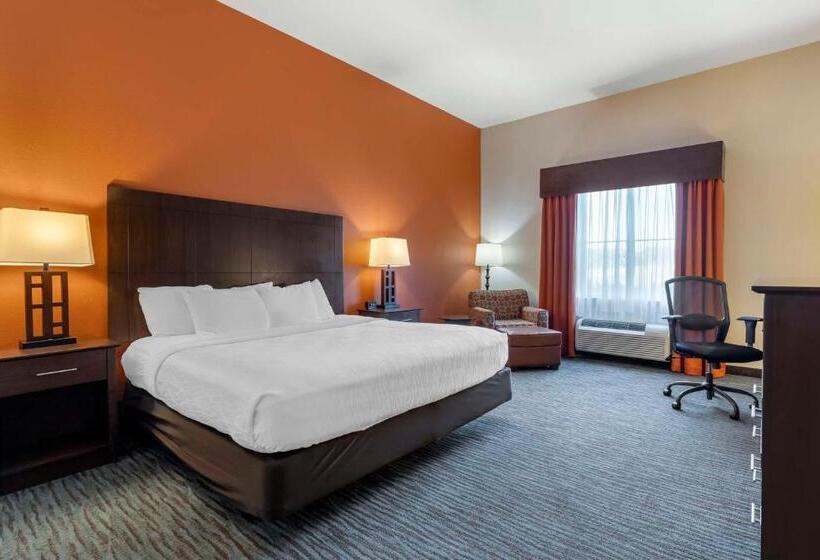 适合残疾人士使用的带超级大床的标准间, Best Western Plus Longhorn Inn & Suites