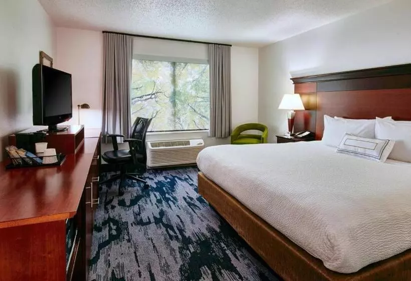身障者適用キングサイズベッドルーム, Fairfield Inn & Suites Detroit Livonia