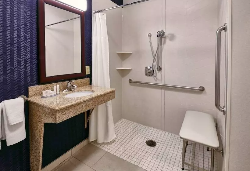 ２ダブルベッドのスタンダードルーム, Fairfield Inn & Suites Detroit Livonia