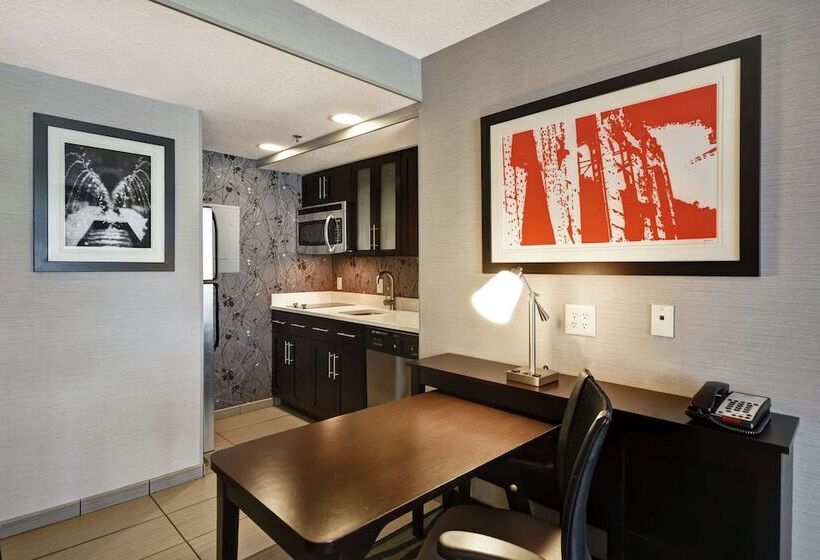 带大床的标准工作室, Homewood Suites By Hilton Dubois, Pa