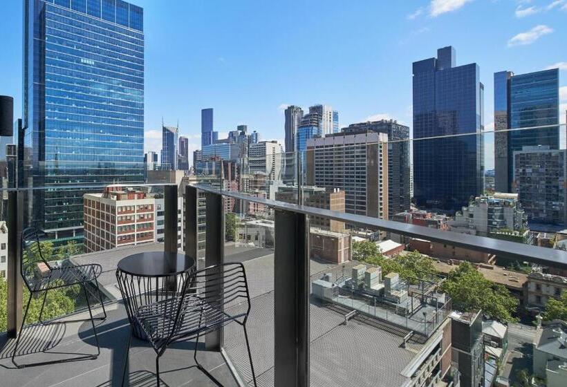 キングサイズベッドのスイートルーム, Sheraton Melbourne