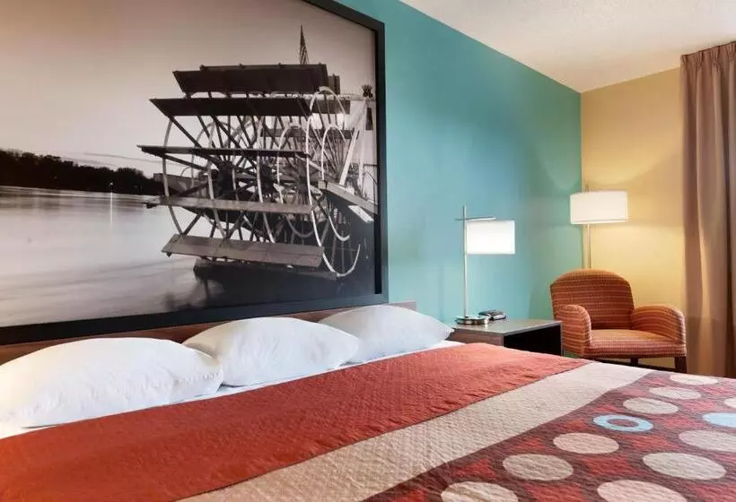 اتاق استاندارد با تخت بزرگ, Super 8 By Wyndham Peoria