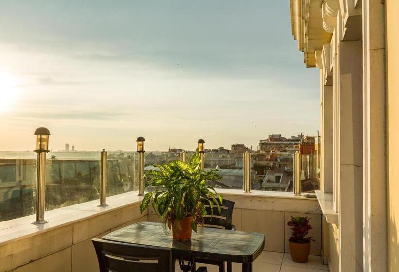 اتاق استاندارد سه تخته با بالکن, Grand Rosa