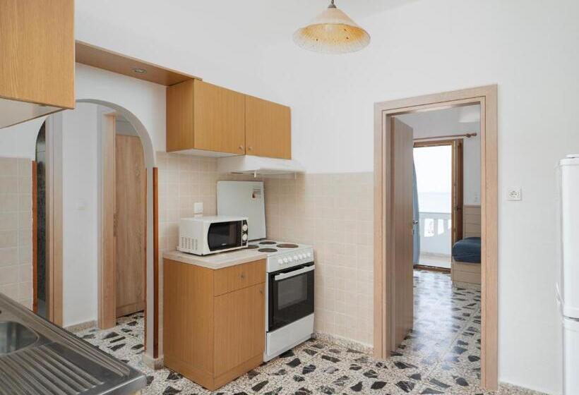 침실 2개 바다 전망 아파트, Spiros Soula Family Hotel & Apartments