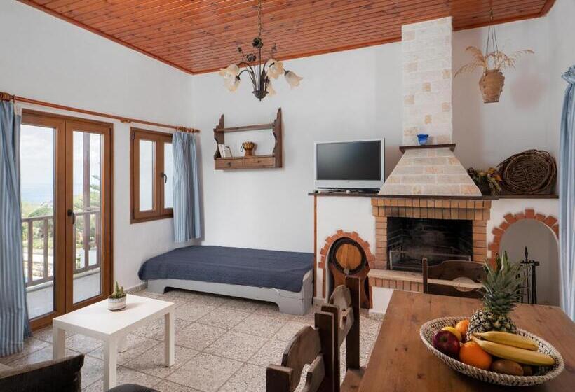 침실 2개 바다 전망 아파트, Spiros Soula Family Hotel & Apartments