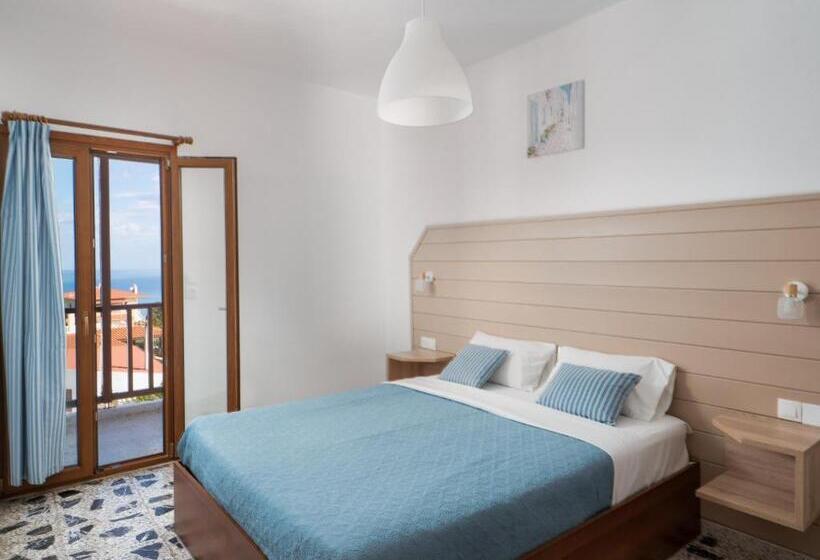 침실 1개 바다 전망 아파트, Spiros Soula Family Hotel & Apartments